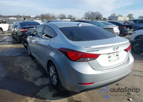 2015 Hyundai Elantra Se from USA, damaged, VIN KMHDH4AE2FU276401